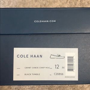Cole Han Grant Canoe Camp Moc Size 12